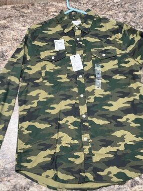 Men’s Flannel Camouflage Shirt